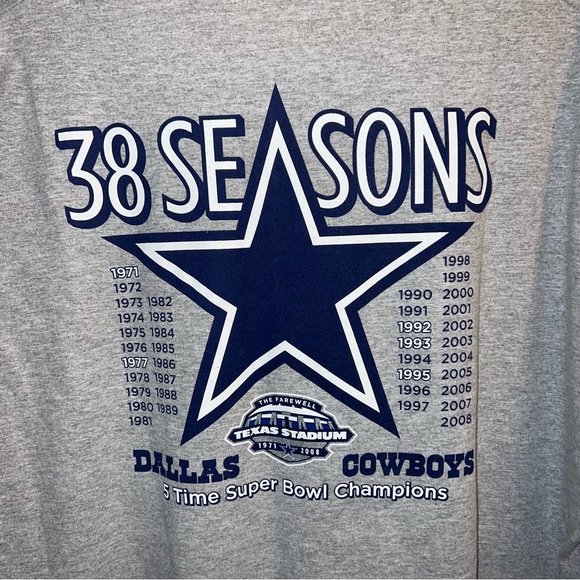 Dallas Cowboys “Texas Stadium Farewell” Shirt - Picture 4 of 5